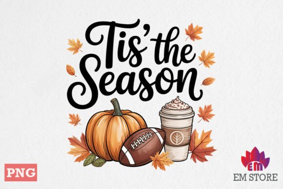 It s the Season PNG, Fall Autumn Graphics for Crafts