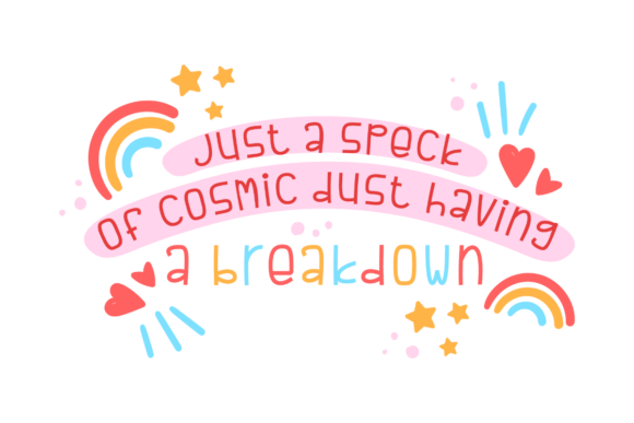 Just a Speck of Cosmic Dust Having a Breakdown Graphics in Crafts