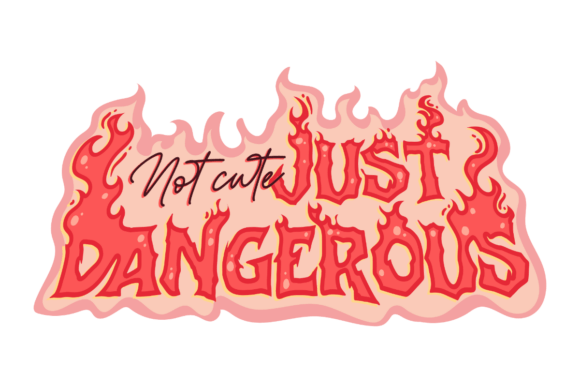 Just Dangerous Graphics for Crafts and Bold Branding