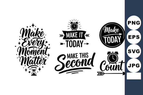 Motivational Quotes Clock Vectors: A Designer's Reality Check