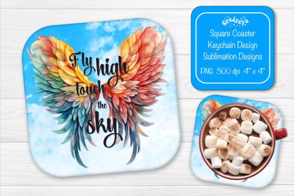 Square Coaster Sublimation Angel Wings: A Crafts & Graphics Review