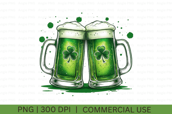 St. Patrick s Day Watercolor Beer Mugs: A Crafts and Graphics Review