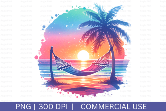 Summer Hammock on Beach PNG: A Crafts & Graphics Review for Local Brands