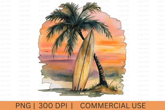 Summer Palm Tree PNG: Graphics & Crafts for Local Branding