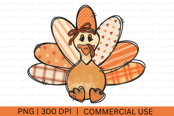 Thanksgiving Girl Turkey Coquette PNG Review