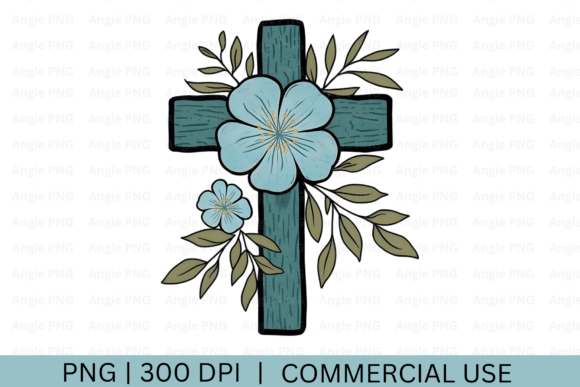Watercolor Easter Cross with Flowers: A Designer's Stitch Test