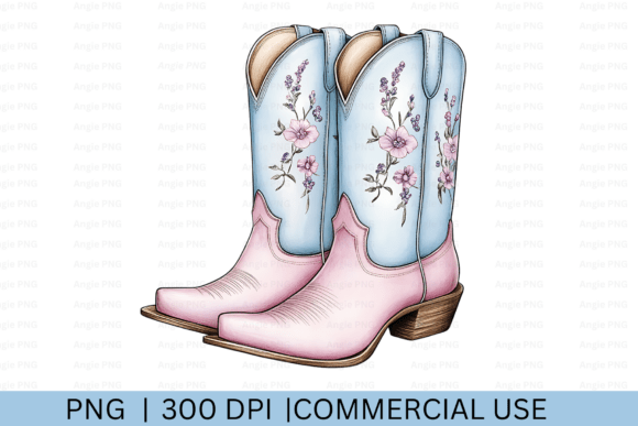 Western Floral Blue Pink Cowgirl Boots: A Crafts & Graphics Review