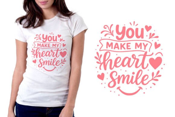 You Make My Heart Smile Craft Design for Graphics and Crafts